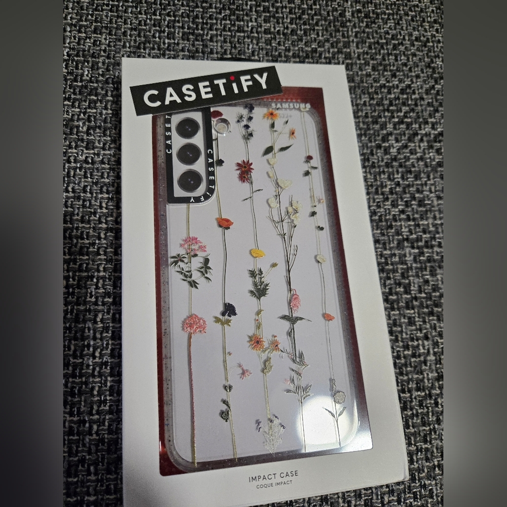 New Casetify phone case for S22+ with flower design